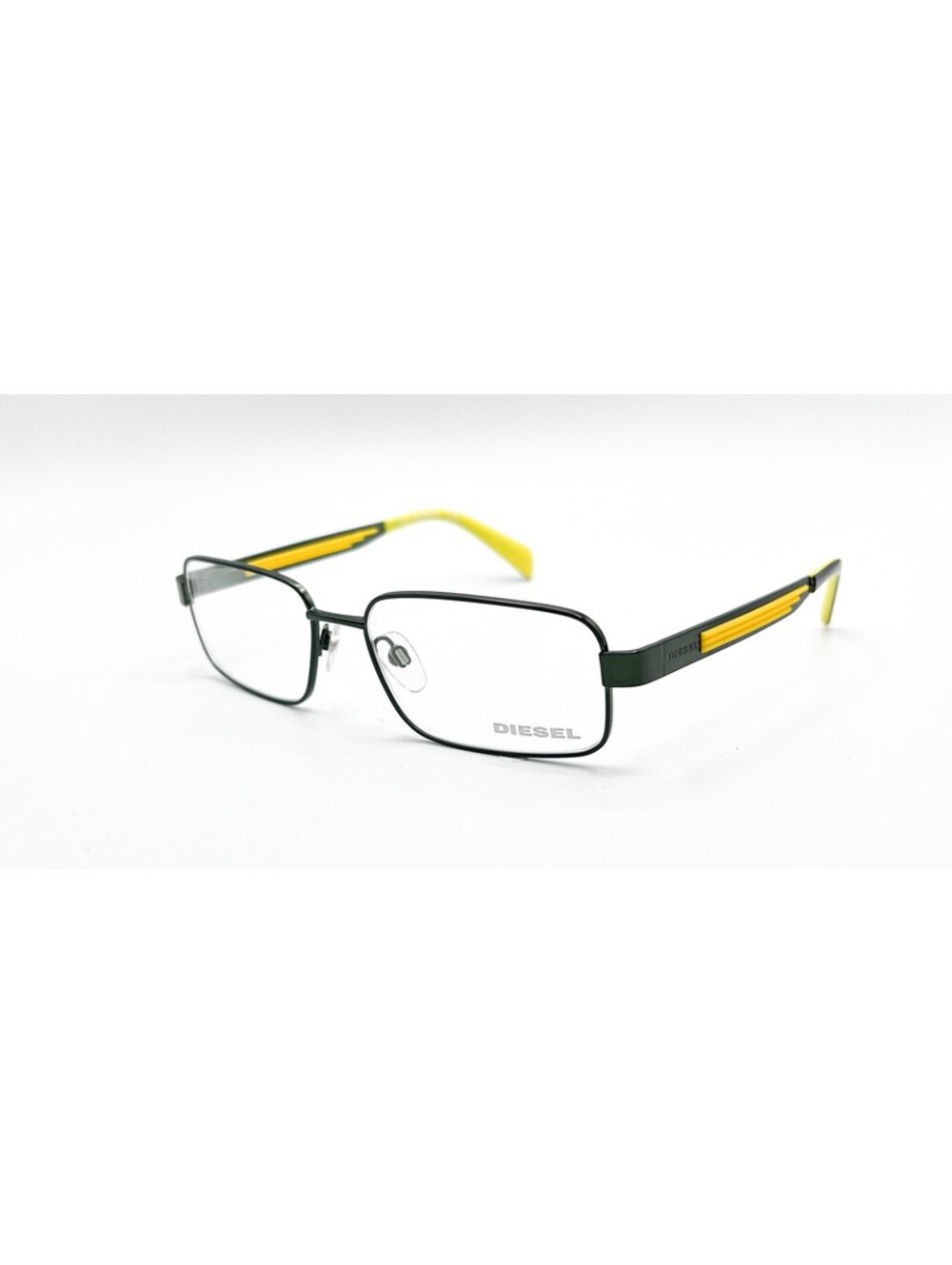 Diesel Dl 5051 097 Black Yellow Authentic Eyeglasses 54-16-140
